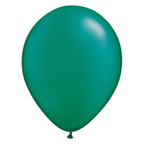 Ballon metallic Emerald Green 28 cm - 10 Stuks