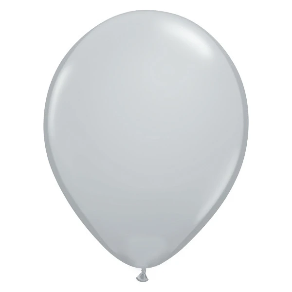 Ballon standaard Grey 28 cm - 10 Stuks
