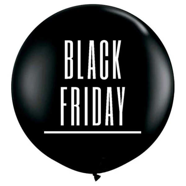 92cm (90 cm) De Ballonnerie Black Friday latex ballonnen